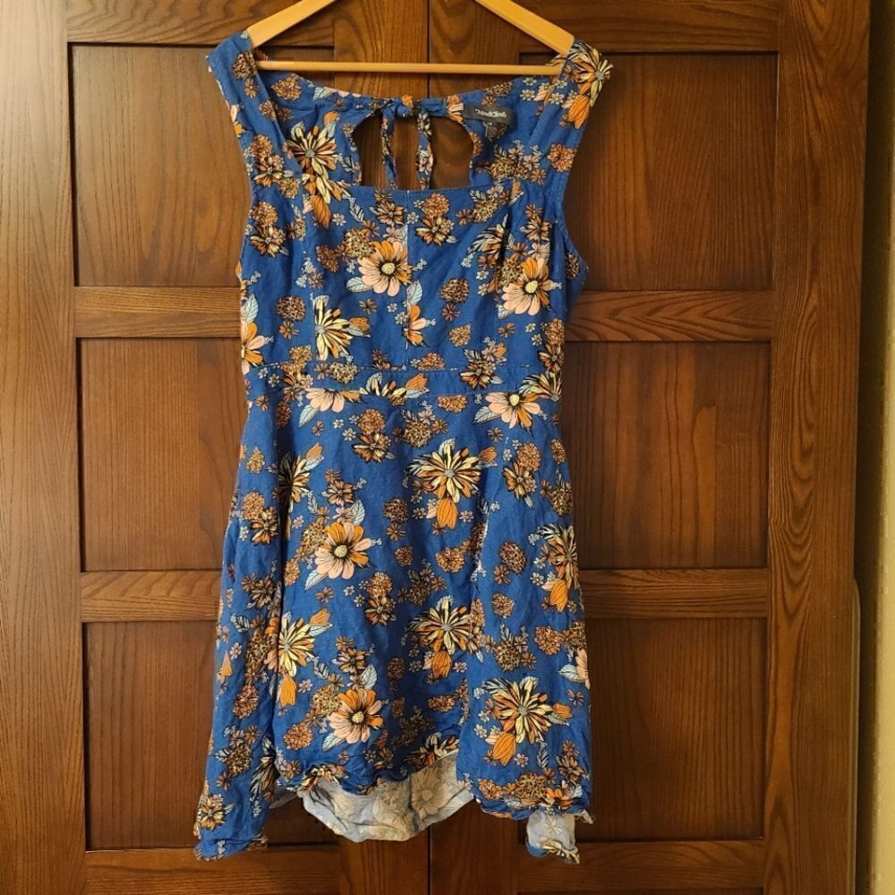 Modcloth Bursting With Optimism Fit and Flare Dress - Picture 2 of 9